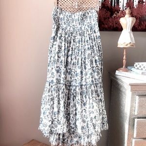 Zara Bohemian Floral Maxi Skirt